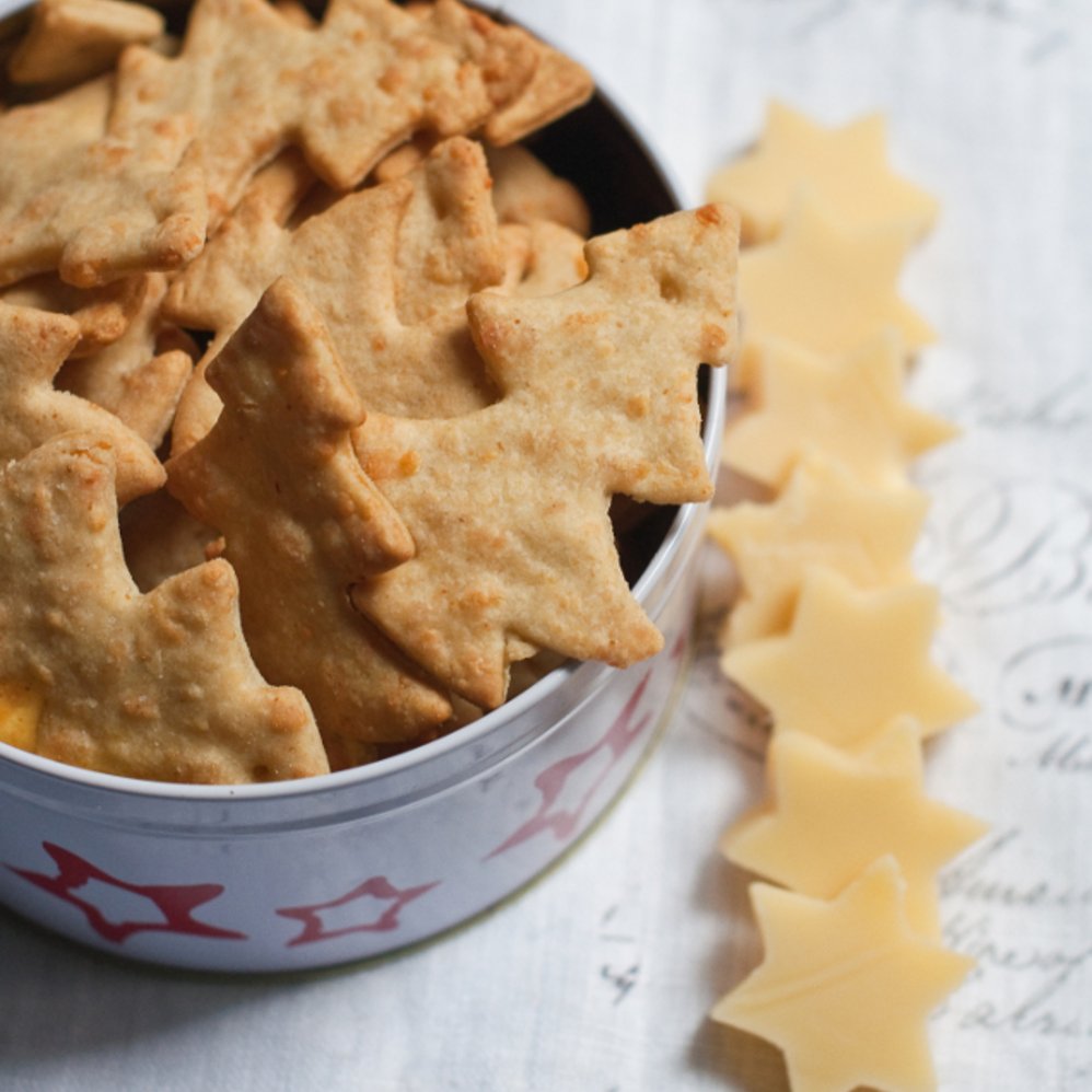 Adornos de galleta de Navidad con Emmentaler AOP